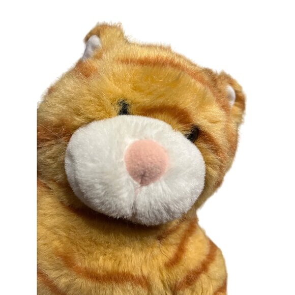 Build A Bear BAB 1997 Tabby Kitty Cat Plush 17 in Orange Striped Soft Vintage - Picture 1 of 6
